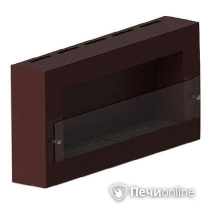 Биокамин ЭкоЛайф Window Fat II Glass black burgundy Арома в Волгограде